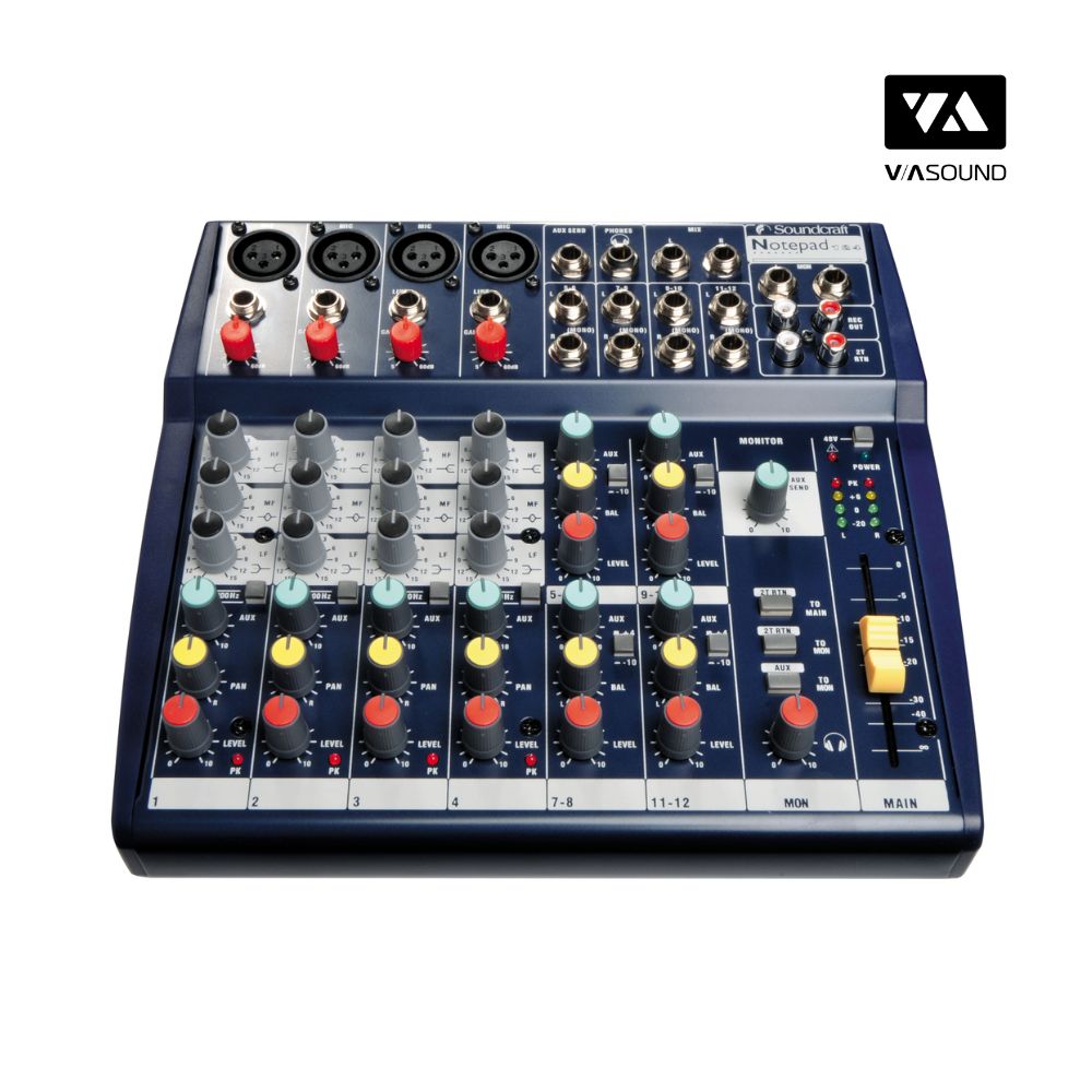 Bàn Mixer SOUNDCRAFT NOTEPAD 124