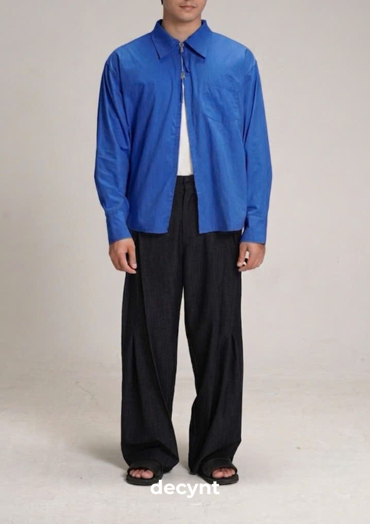 decynt Shirt 03 - Áo sơ mi khoá kéo 2 chiều chất liệu 100% cotton_thumbnail_6