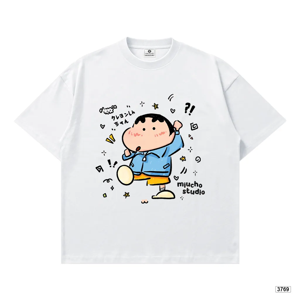 Áo thun nữ form boxy Shinnosuke phong cách đáng yêu Miucho 3769_thumbnail_9