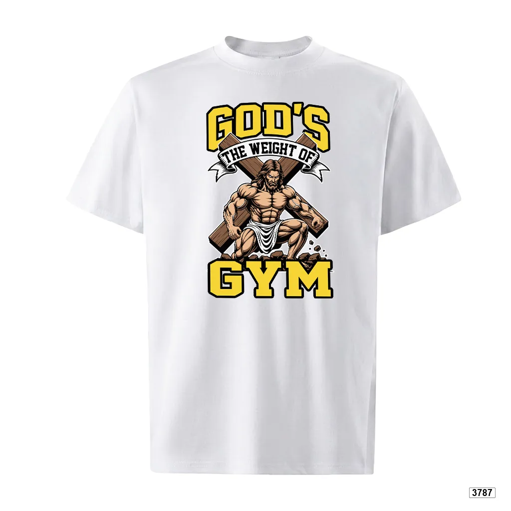 Áo thun nam form rộng God’s Gym phong cách thể thao năng động TeePrint 3787_thumbnail_6