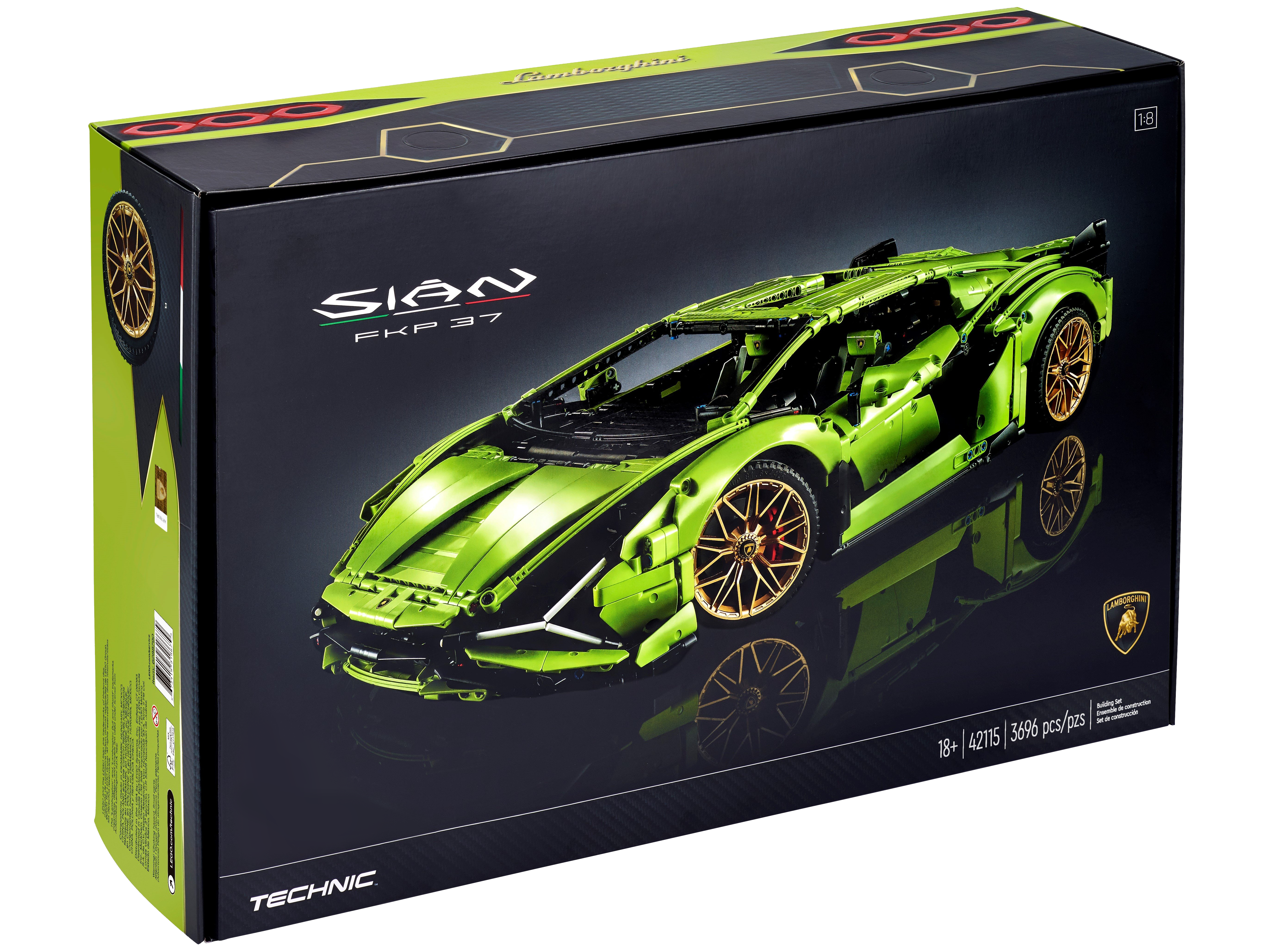 Mô Hình Lắp Ráp Siêu Xe LEGO Lamborghini Sián 1:8