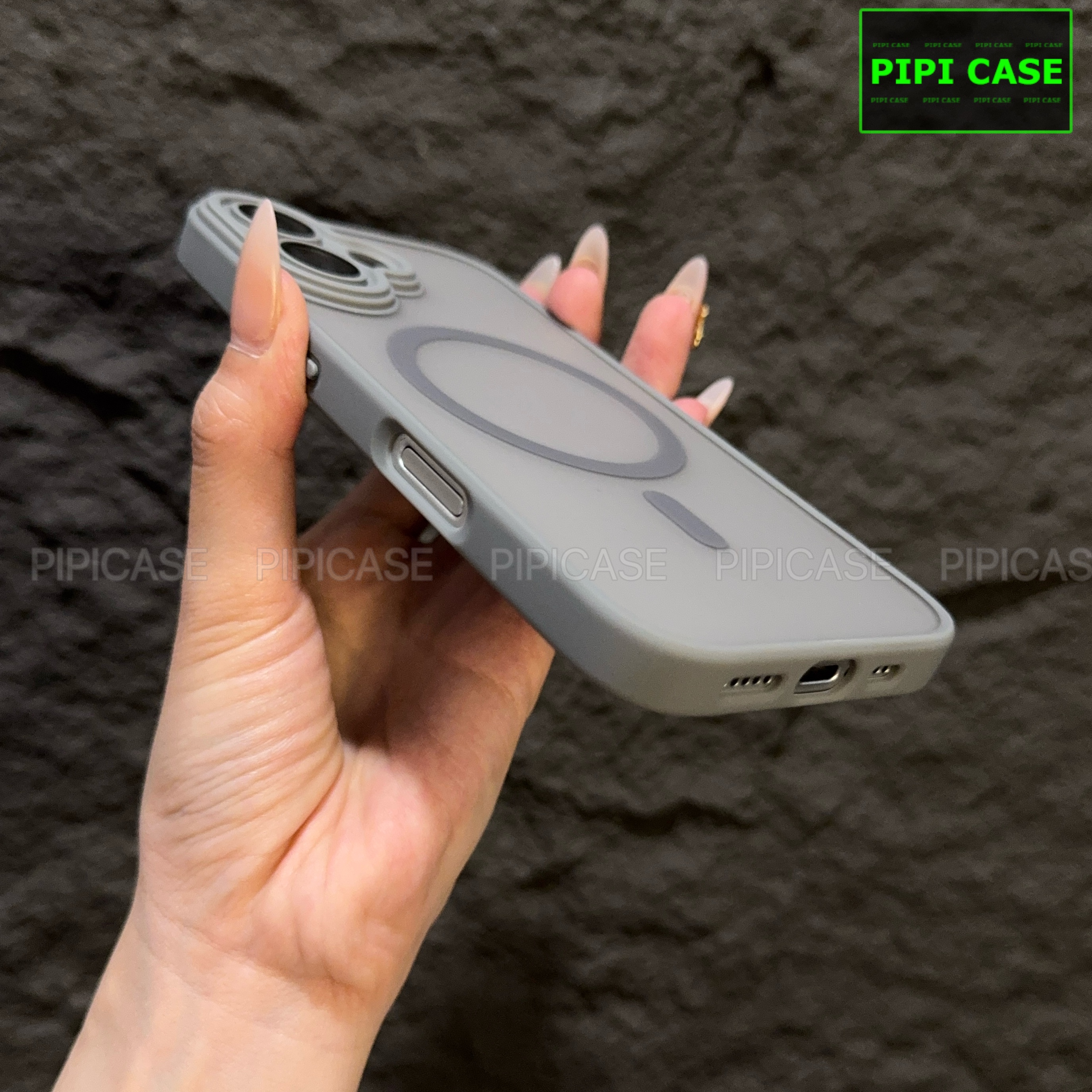Ốp Lưng iPhone 16 - Kao - Xám_thumbnail_6