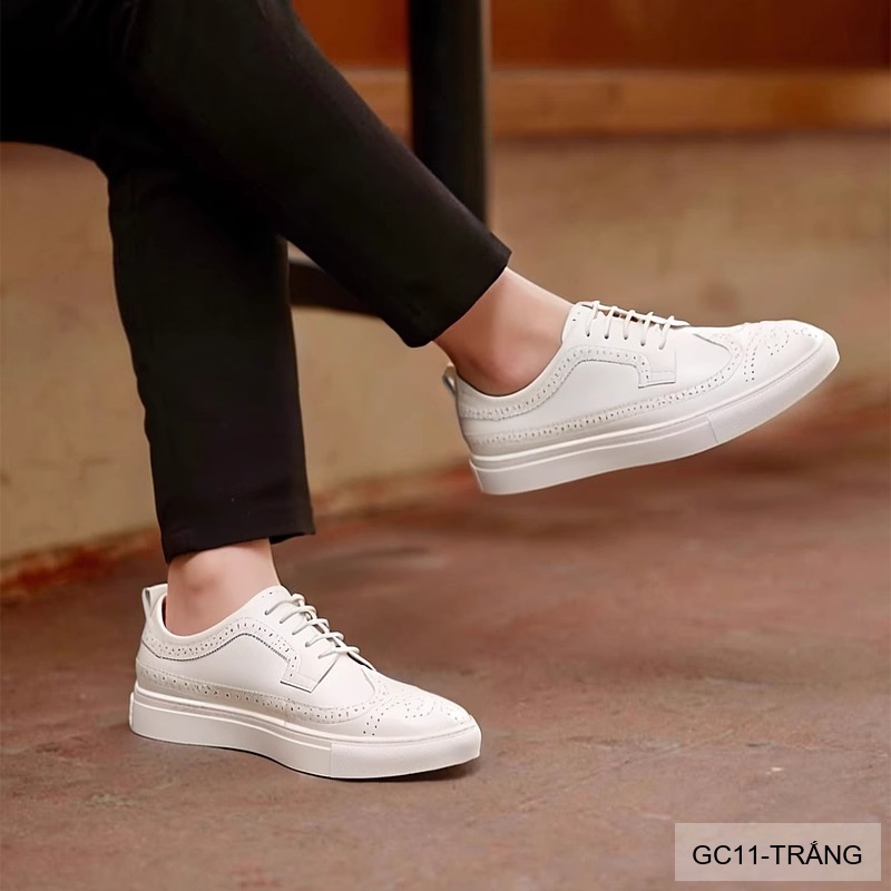 GC11 - Giày Nam Brogue Da Thật Phong Cách Anh Quốc Thiết Kế Sneaker Thời Trang_thumbnail_12