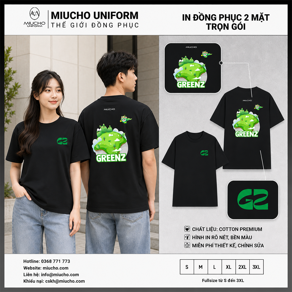 Áo thun thiết kế như yêu cầu TK109