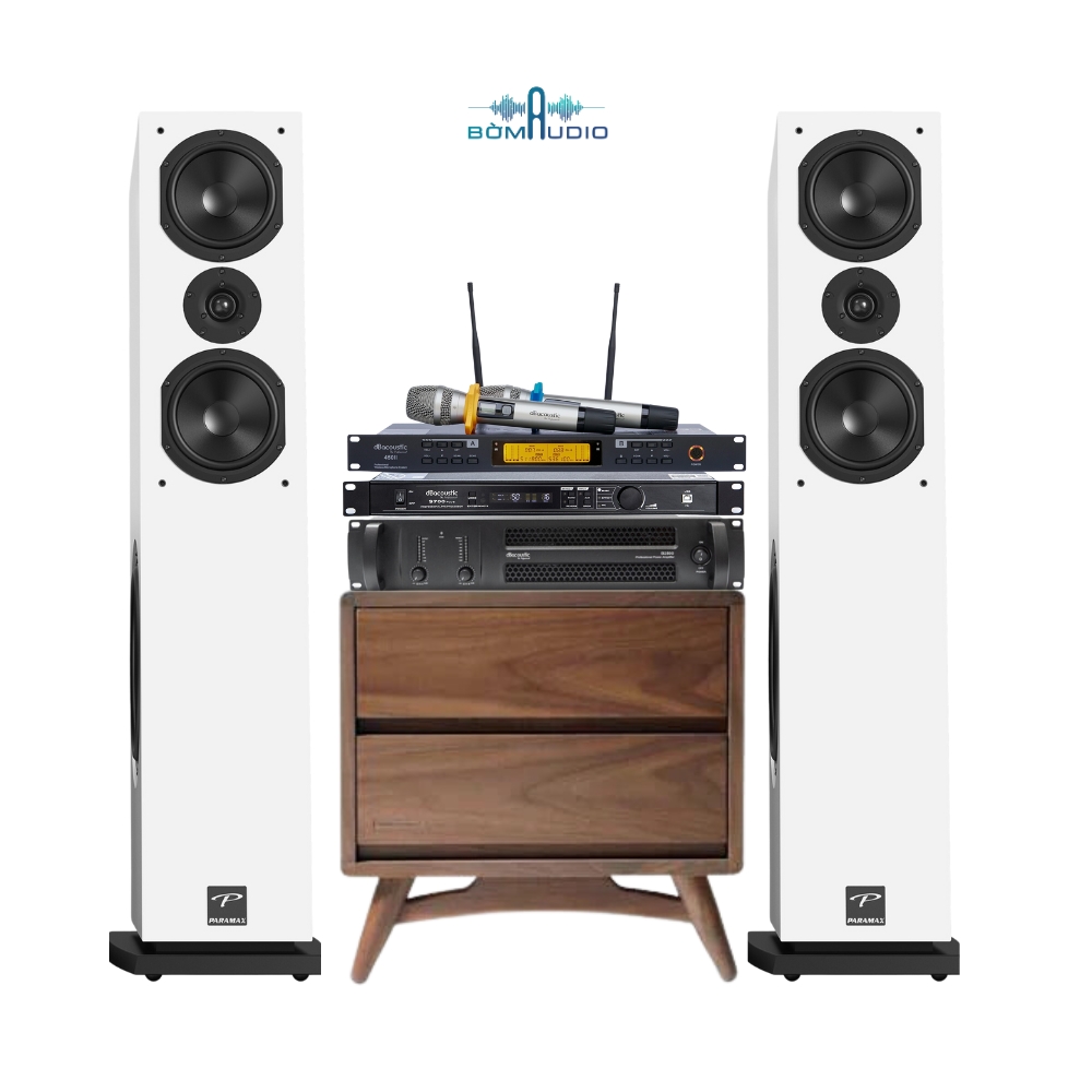 Combo Cục Đẩy DBAUCOUSTIC B2800 + Vang Số DBAUCOUSTIC S700PLUS + Micro DBAUCOUSTIC 450II + Loa PARAMAX D88 LUXURY - B48_thumbnail_3