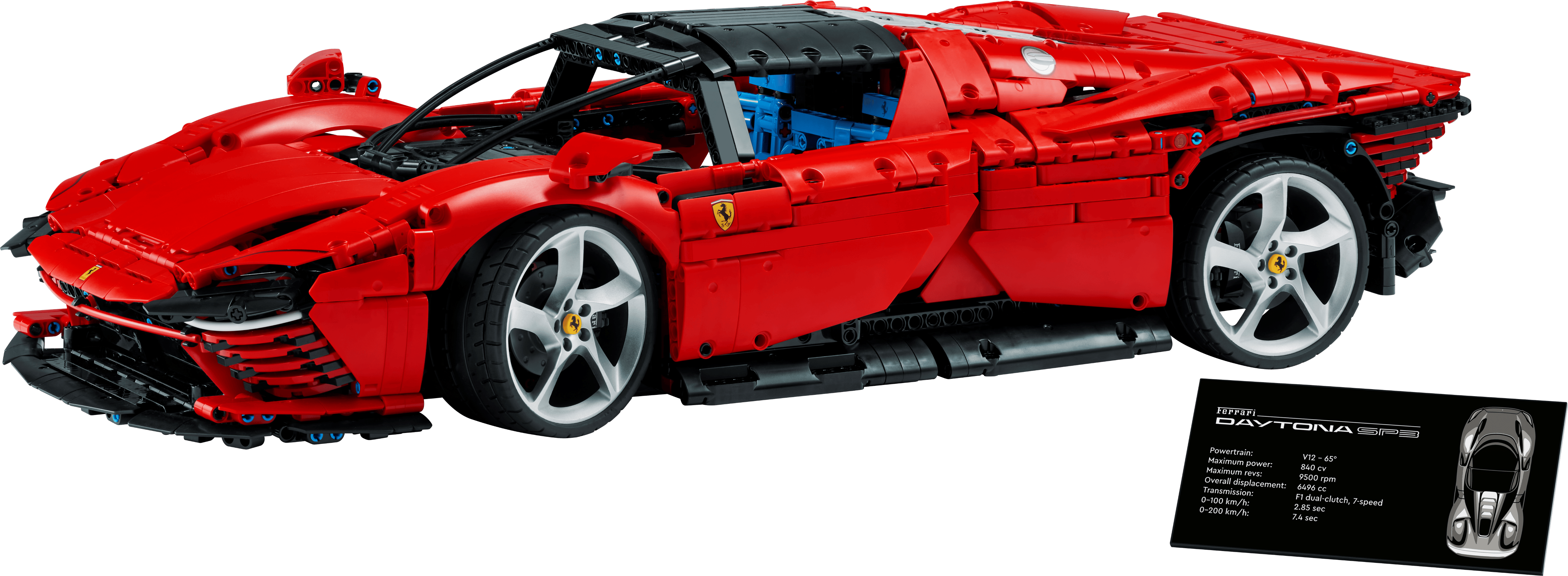 Mô Hình Lắp Ráp Siêu Xe LEGO Ferrari Daytona 1:8