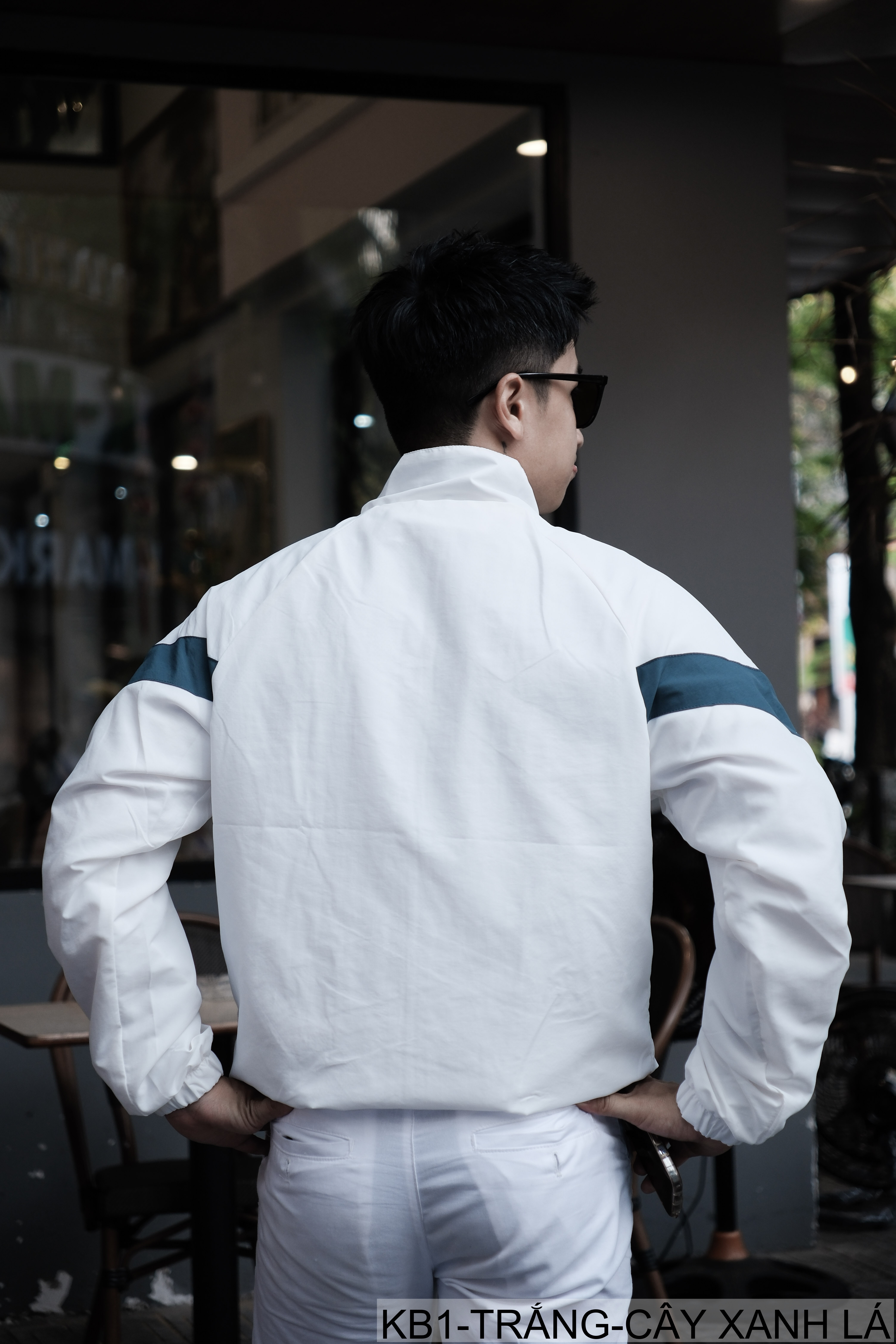 KB1 - Áo khoác nam thể thao phối màu năng động, form rộng rãi, mùa xuân thu