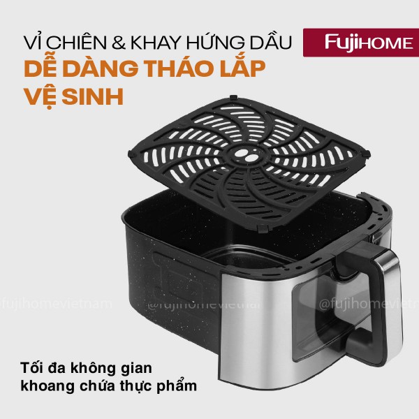 Nồi chiên không dầu Fujihome A10DG 10Lít -  Dung tích 10L_thumbnail_9