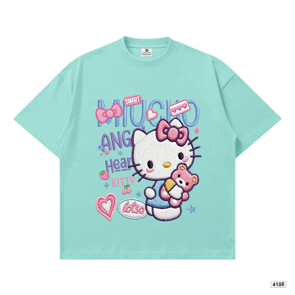 Áo thun nữ form boxy Mèo con đáng yêu Miucho 4108_thumbnail_19