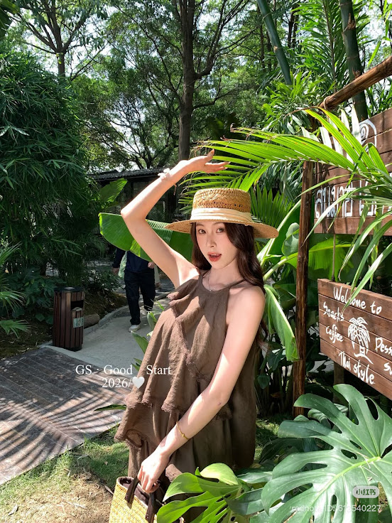Lucas - Set áo yếm bèo tầng chéo + quần ống suông cùng chất liệu dáng dài_thumbnail_2