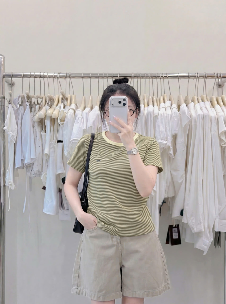 Áo Thun Nữ Korea sọc logo FM NT.2600042 (C) (9990)_thumbnail_1
