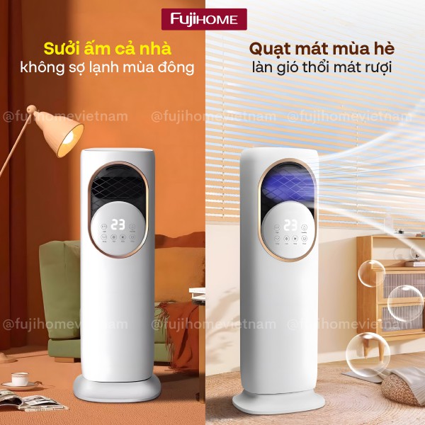Quạt Làm Mát, Sưởi Ấm và Tạo ẩm 4 mùa Fujihome AC01_thumbnail_3