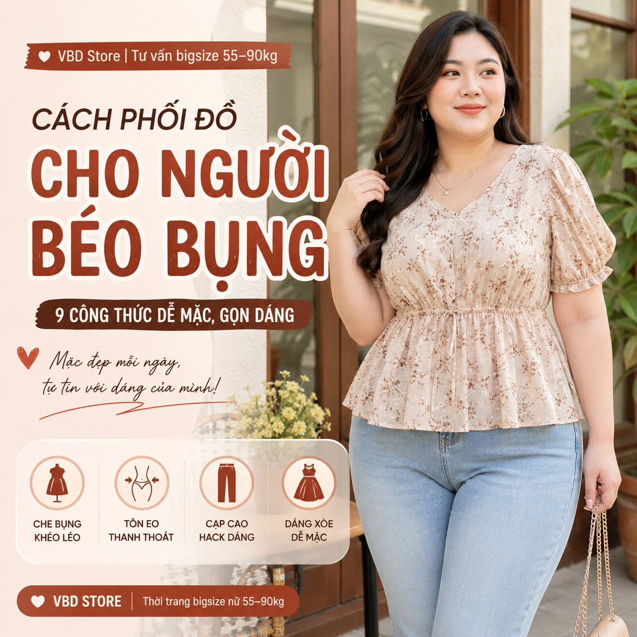 Cách Phối Đồ Cho Người Béo Bụng: 9 Công Thức Dễ Mặc, Gọn Dáng