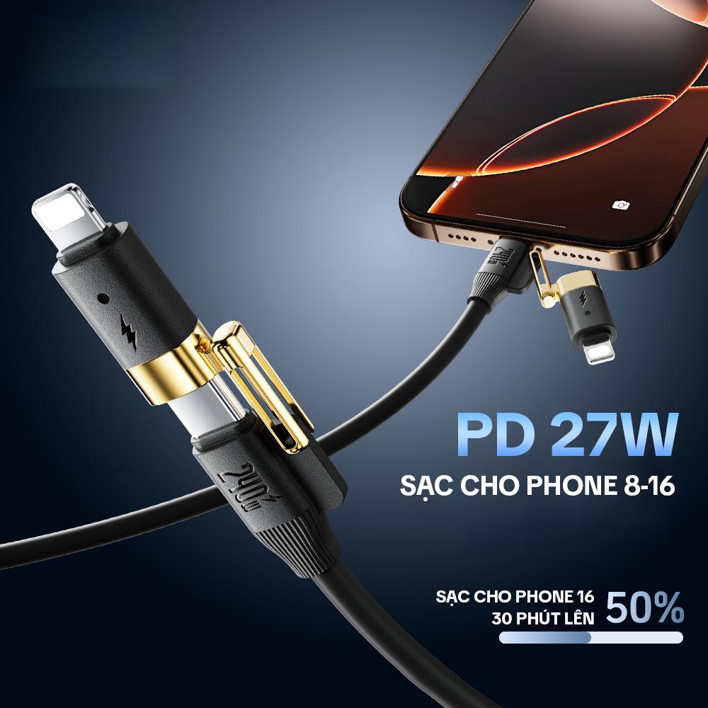 Cáp sạc nhanh DC20 240W thiết kế 4 in 1_thumbnail_4