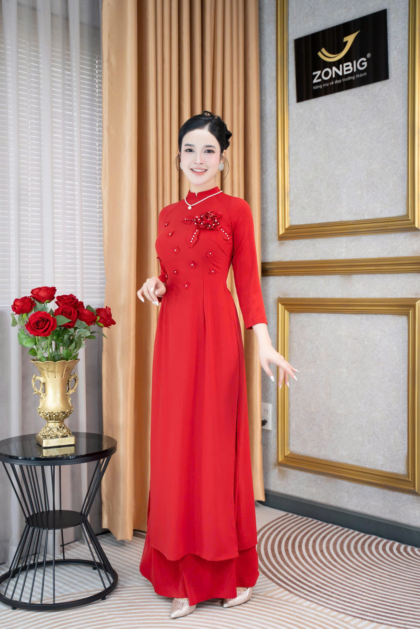 Set áo dài - S2138 - Thương hiệu ZONBIG