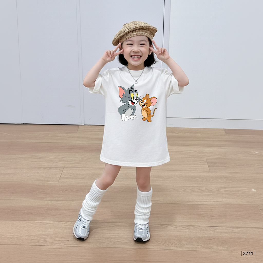 Áo thun trẻ em hoạt hình mèo chuột đáng yêu Kado 3711_thumbnail_4