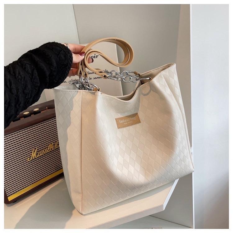 Túi Xách Nữ Tote Công Sở Kẹp Nách Vân Kim Cương Cao Cấp Bag Phone  TDC176_thumbnail_0