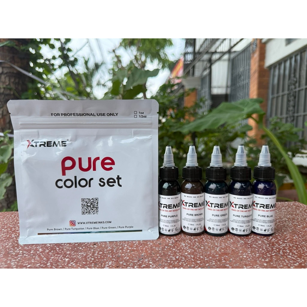 Pure Color Set - XTREME INK (1oz) - Made in USA - Hàng mới về (HSD: 2029)