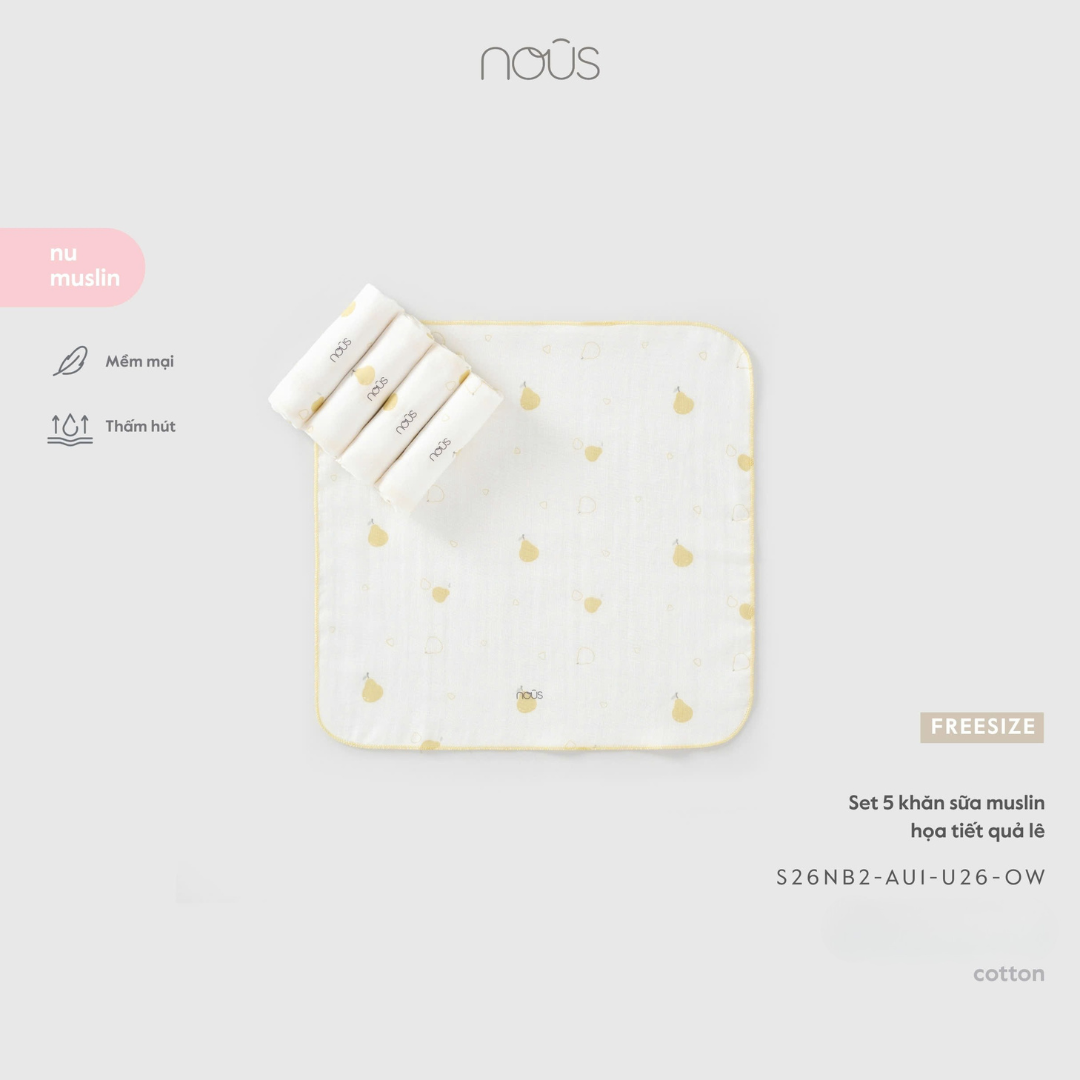 Set 5 khăn sữa muslin NOUS_thumbnail_5