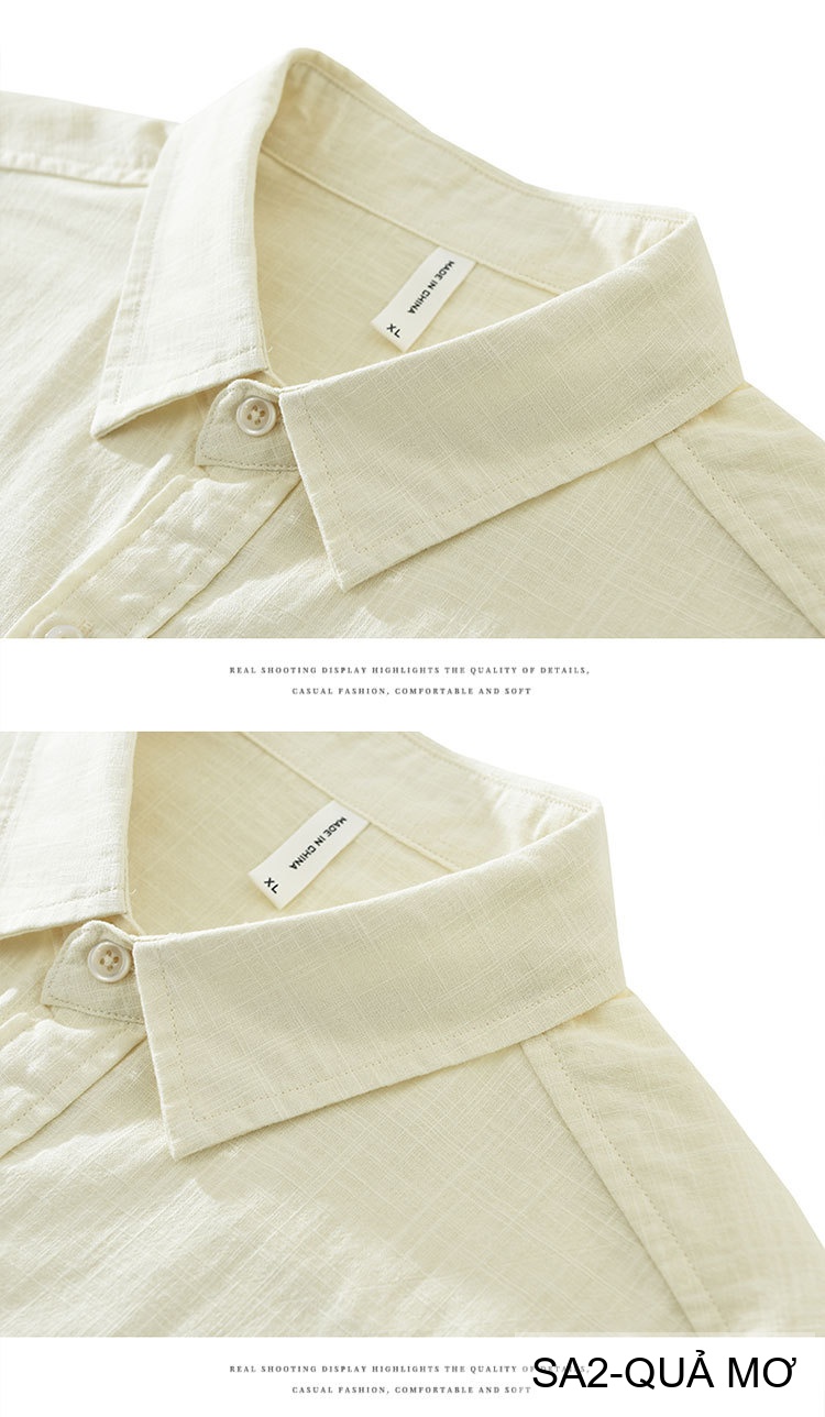 SA2 - Áo sơ mi nam dài tay thêu logo nhỏ, chất cotton mềm mại, dáng rộng thoải mái, phong cách Nhật Bản_thumbnail_18