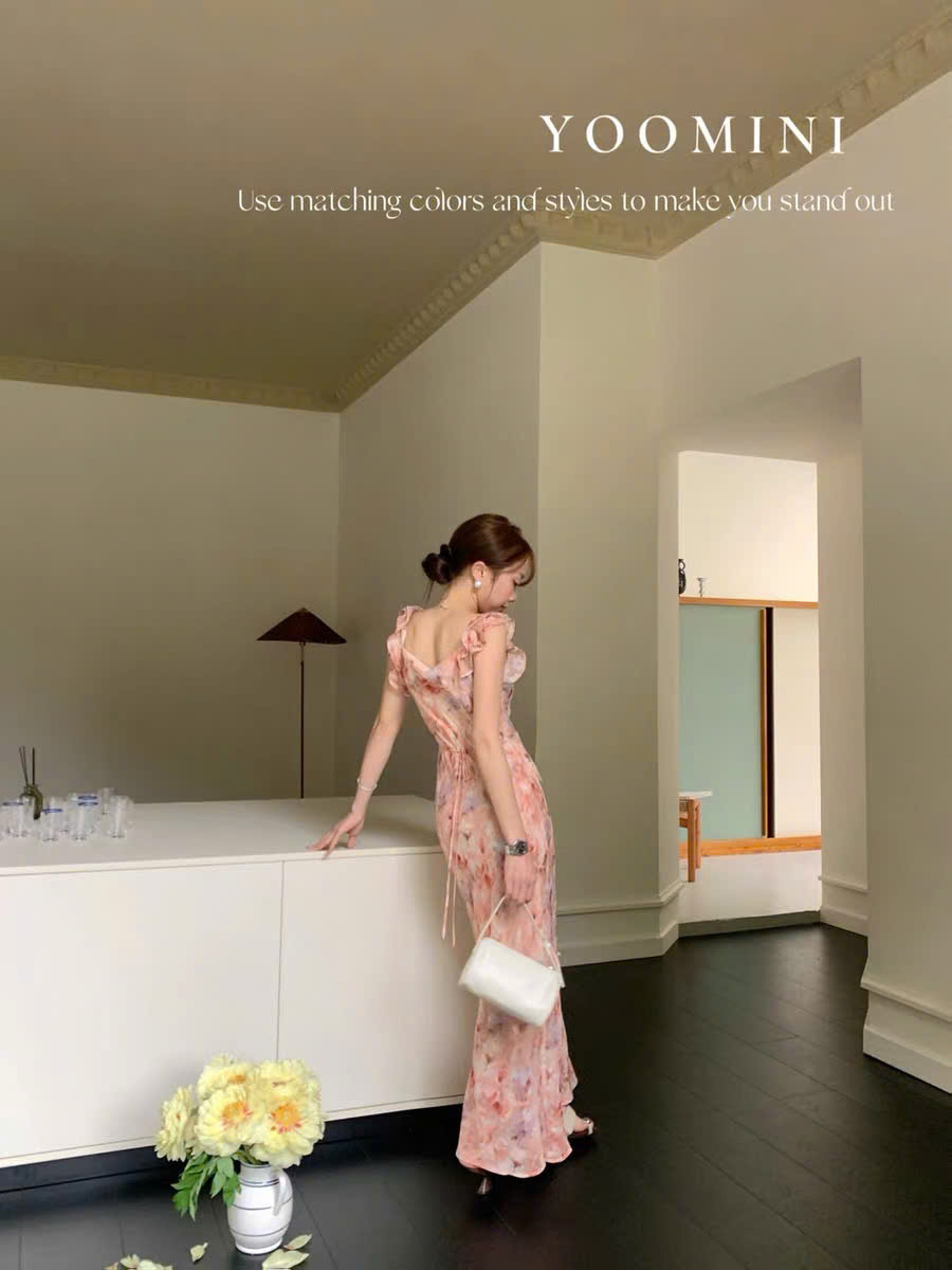 Lucas - Váy cổ đổ bèo tay hến dáng maxi YOOMINI_thumbnail_5