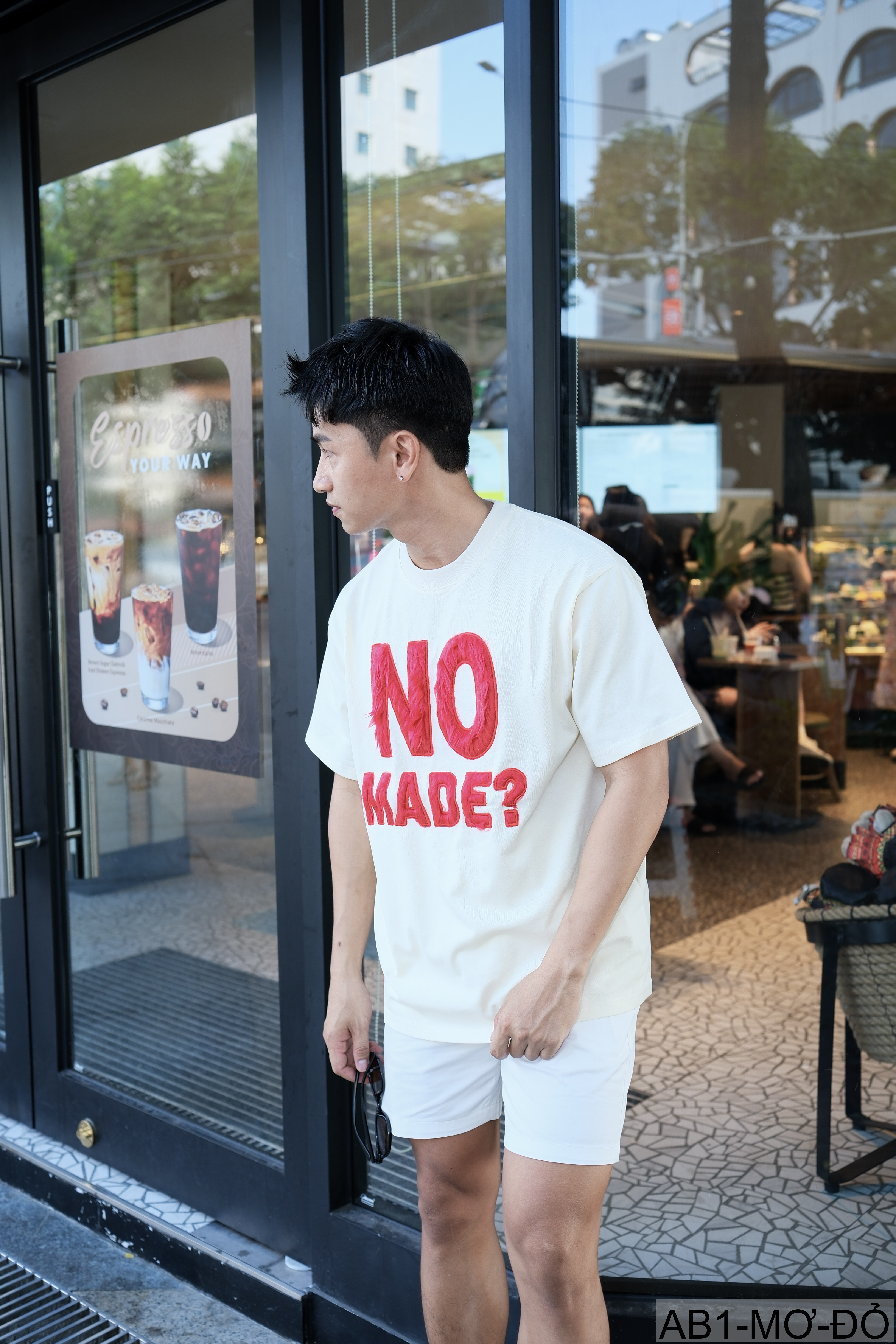 AB1 - Áo phông nam nữ unisex cổ tròn tay ngắn họa tiết NO MADE? phong cách streetwear mùa hè_thumbnail_16