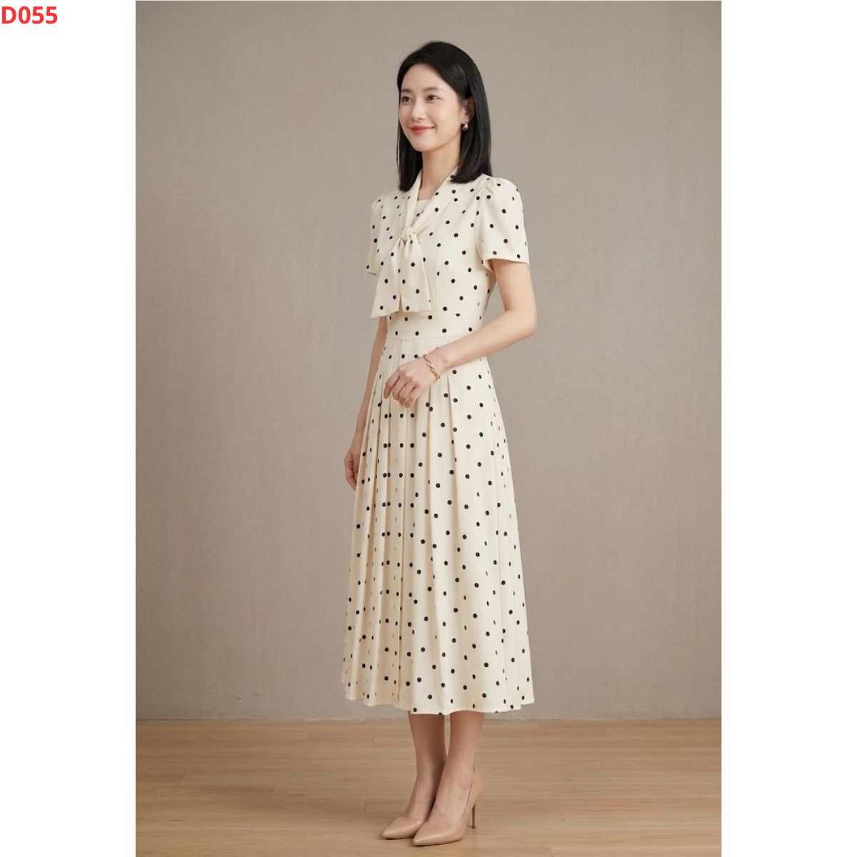 Đầm bi - Cà vạt cổ