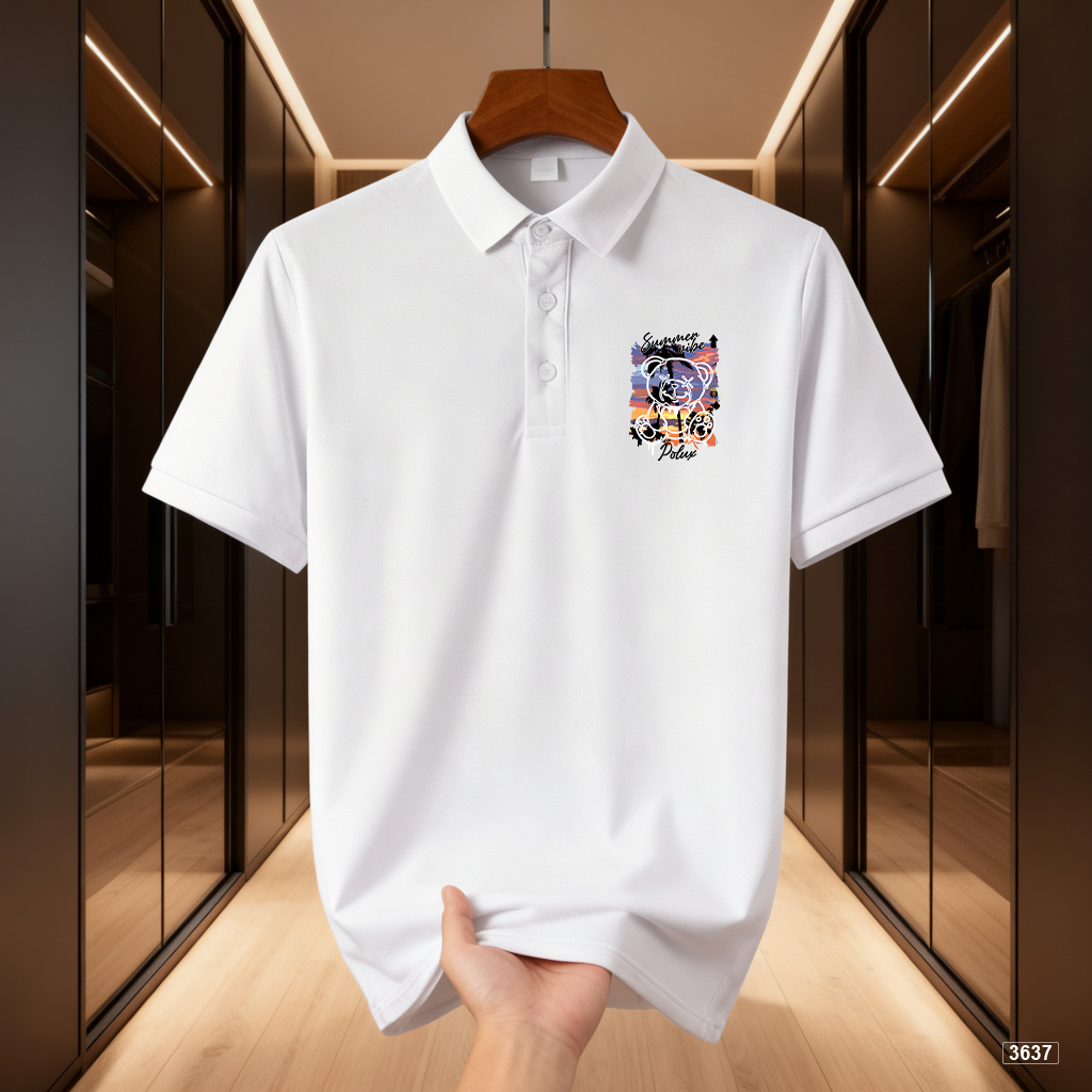 Áo polo cá sấu form regular big size Polux 3637