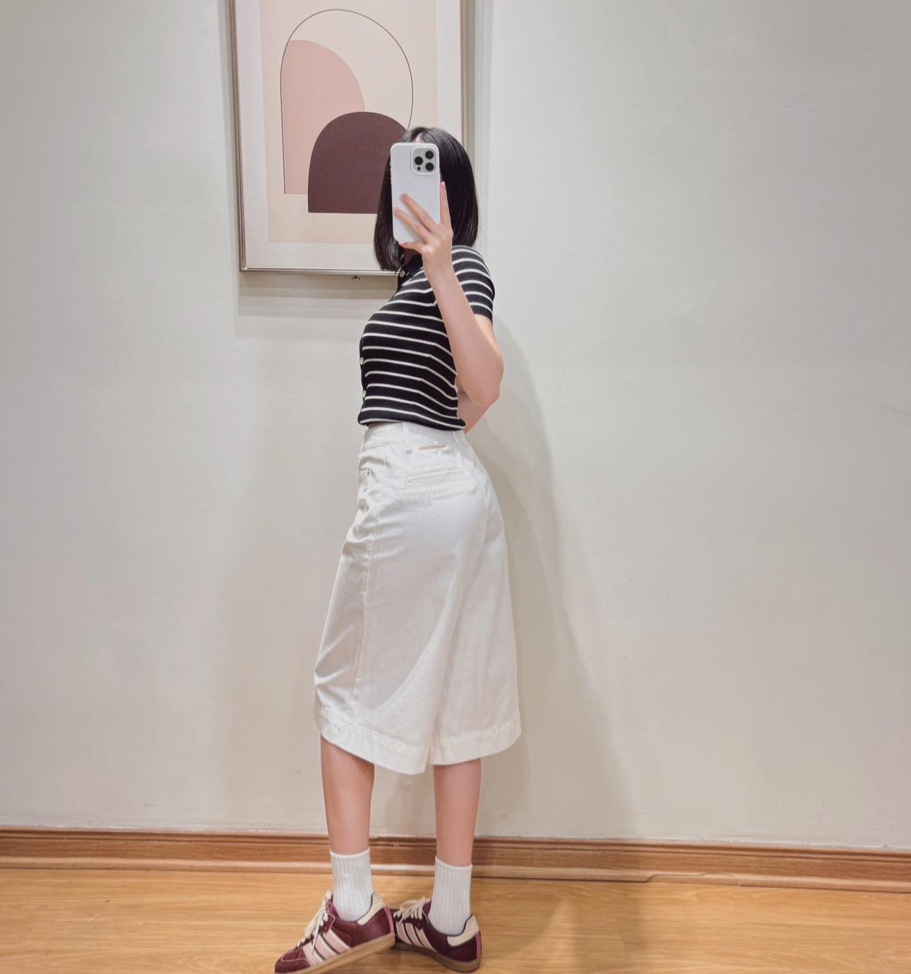 E747 SHORT JEAN TRẮNG LỠ PHỐI 2 TÚI XUẤT HÀN_thumbnail_5