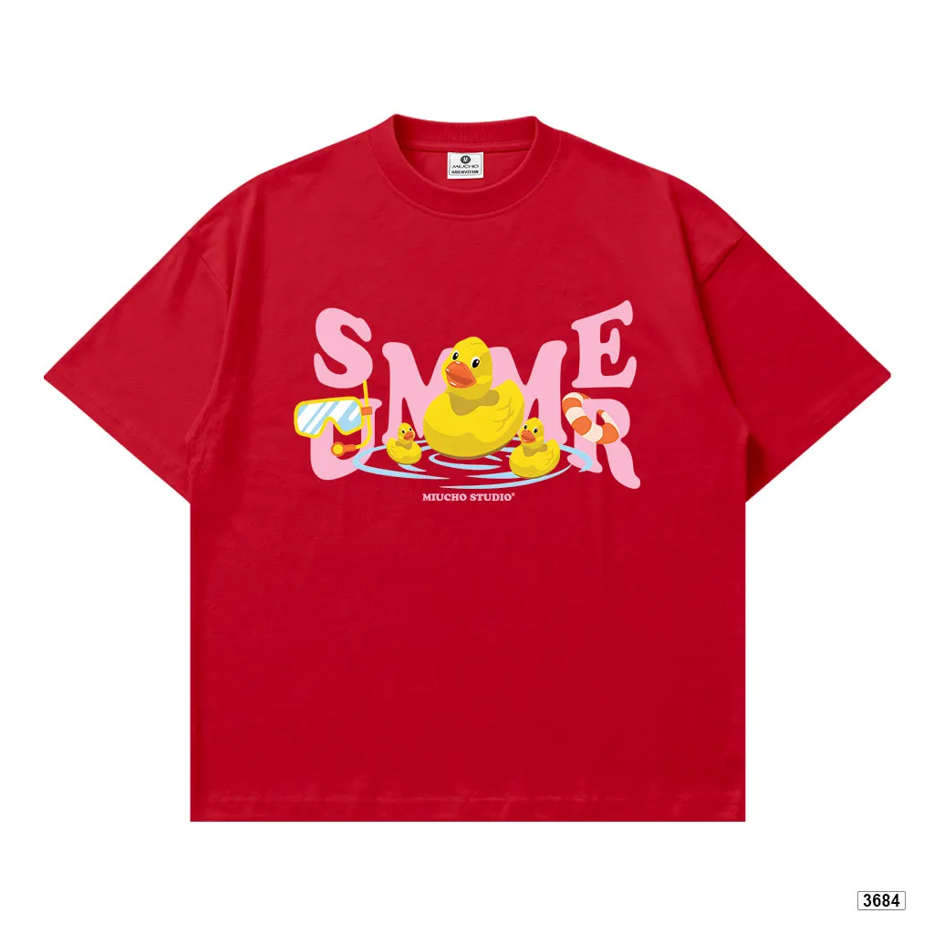 Áo thun boxy nam nữ phong cách mùa hè Miucho 3684_thumbnail_14