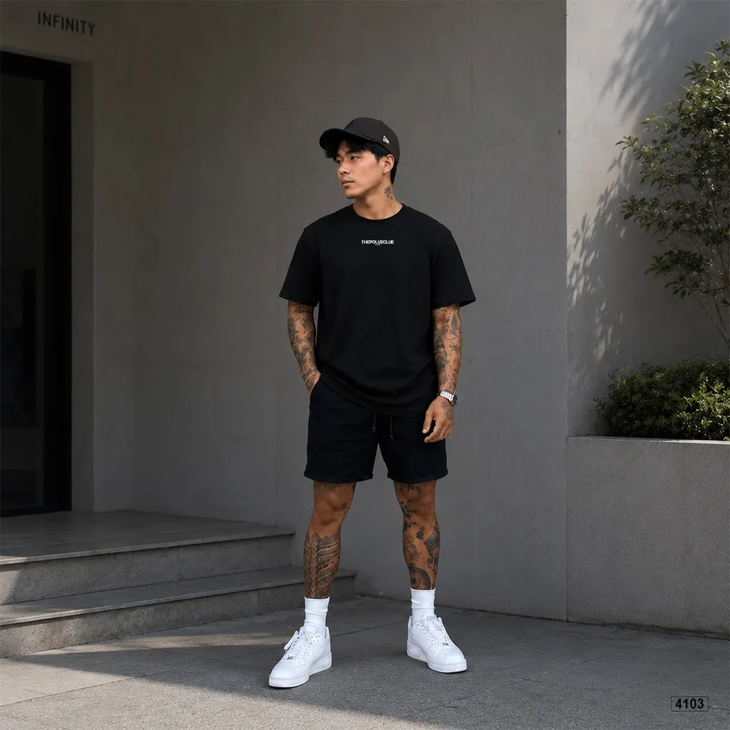 Áo thun nam form rộng sporty style Polux 4103_thumbnail_7