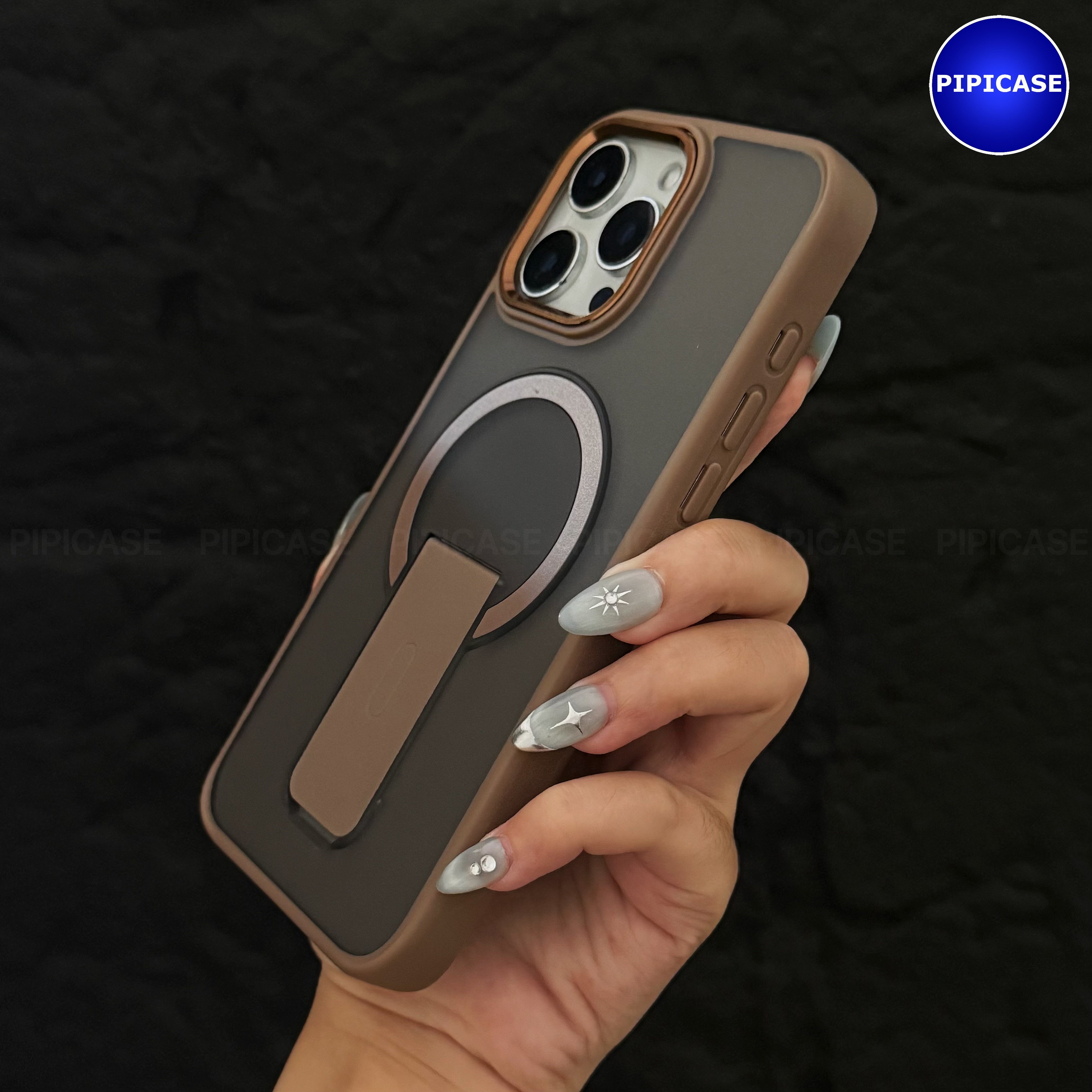 Ốp Lưng iPhone 16 Pro Max - Quin - Nâu_thumbnail_5
