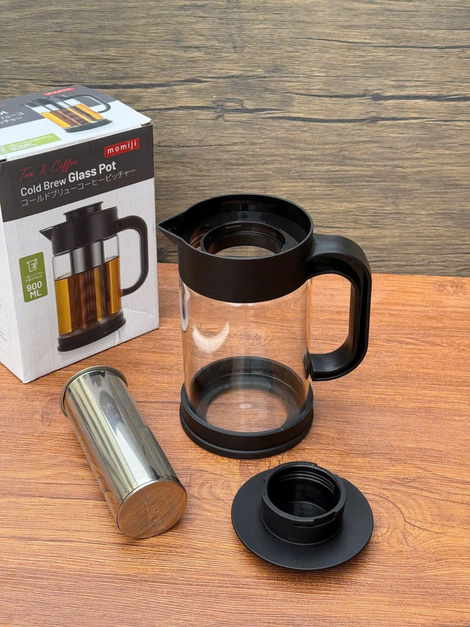 Bình Thủy Tinh Lõi Lọc Inox Momiji 900ml_thumbnail_3