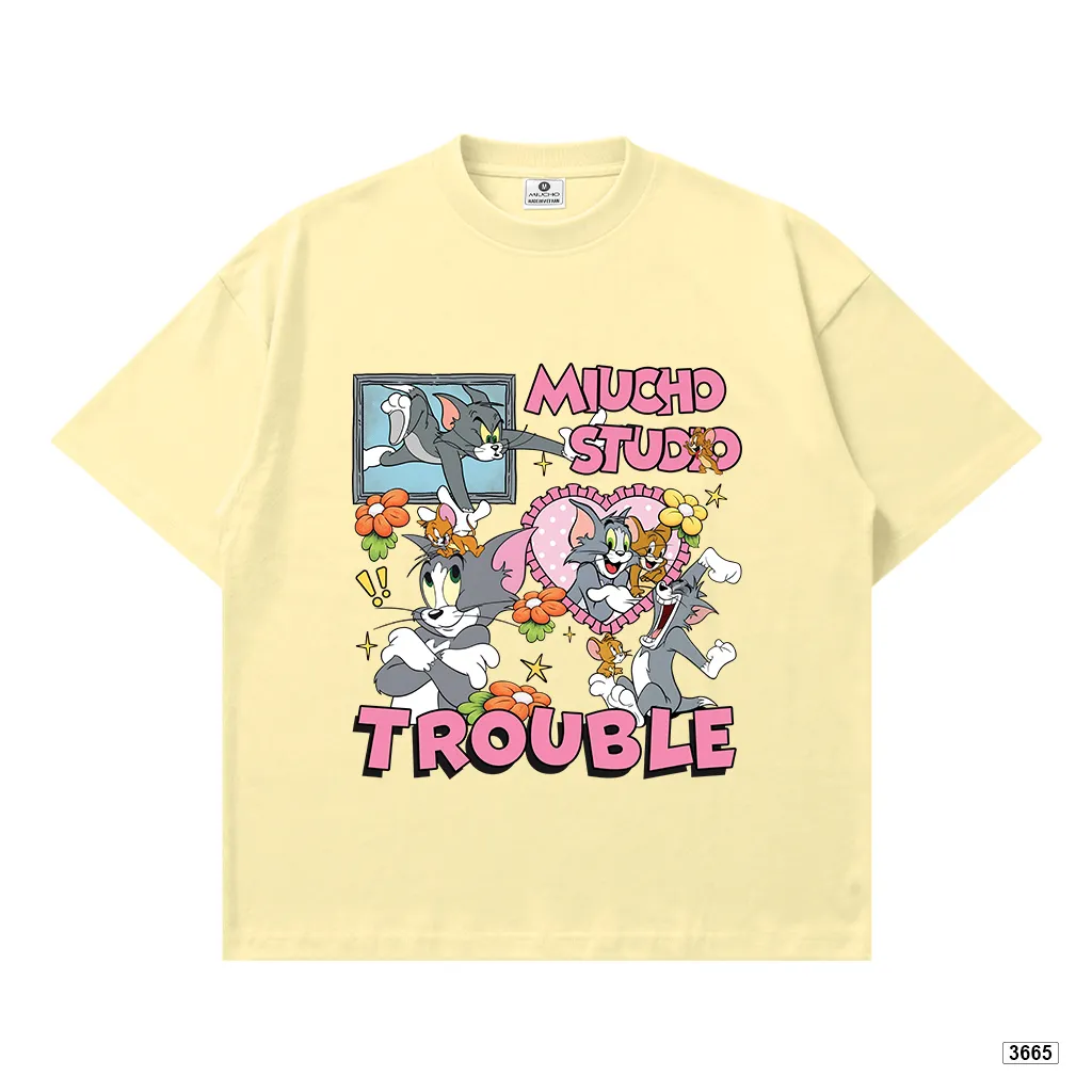 Áo thun nữ form boxy hoạt hình Mèo chuột Miucho 3665_thumbnail_8