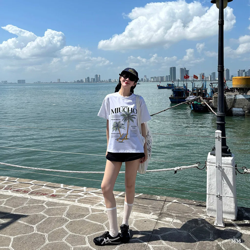 Áo thun boxy unisex phong cách mùa hè năng động Miucho 3636_thumbnail_2