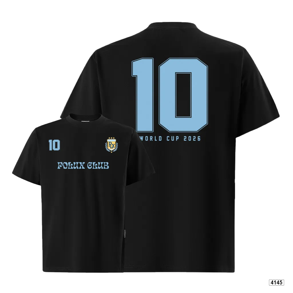 Áo thun nam form rộng phong cách varsity số 10 cổ điển Polux Club 4145_thumbnail_10