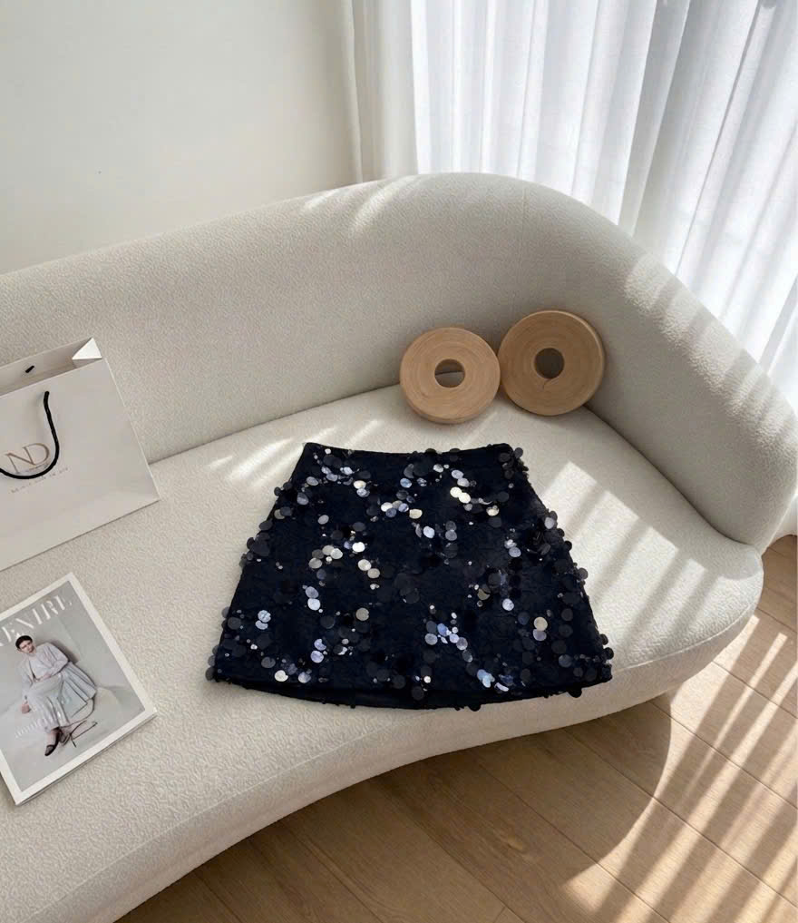 Chân Váy Chữ A Bling Ngắn