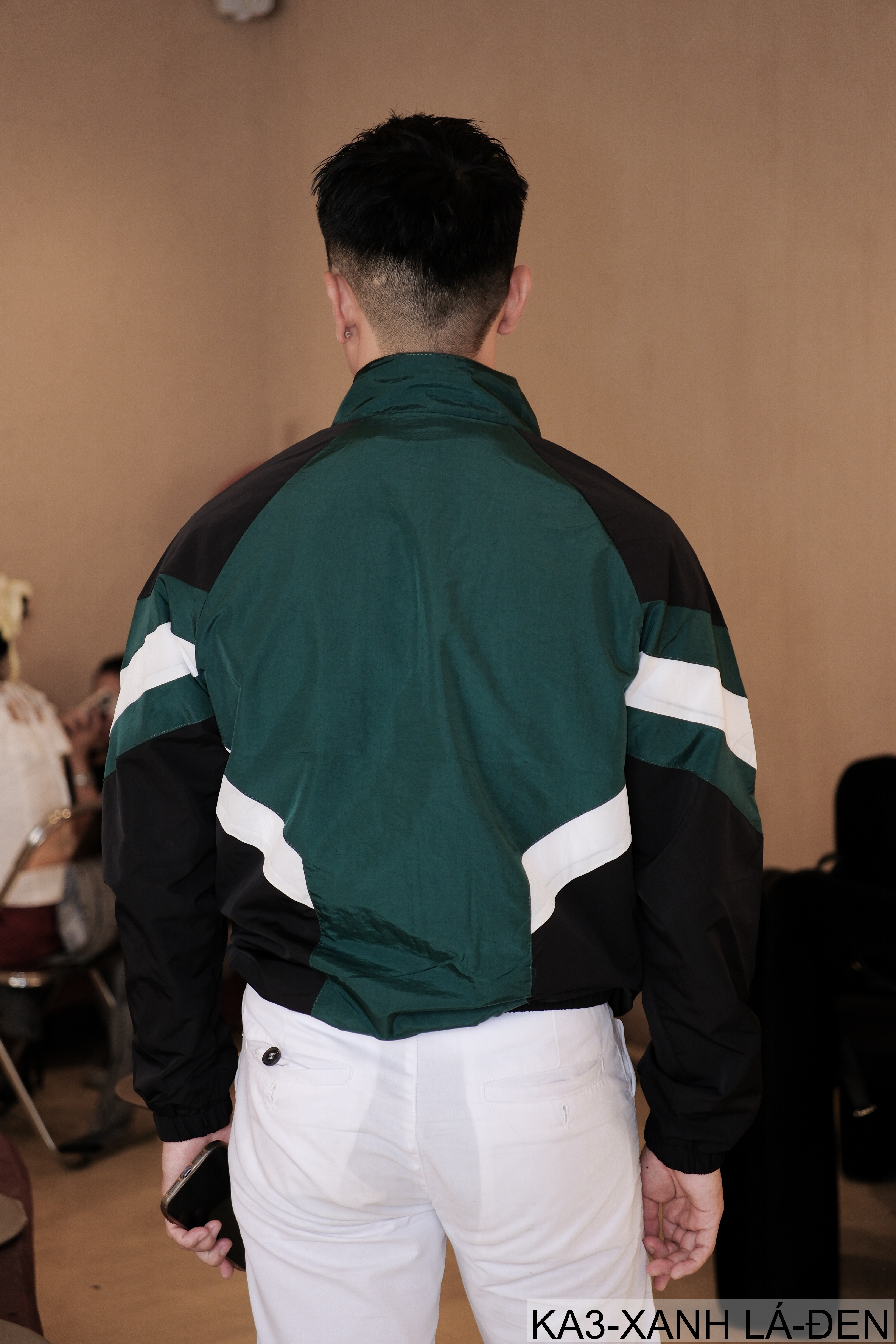 KA3 - Áo khoác nam dáng rộng phối màu cổ đứng phong cách thể thao thoáng khí mùa xuân thu_thumbnail_9