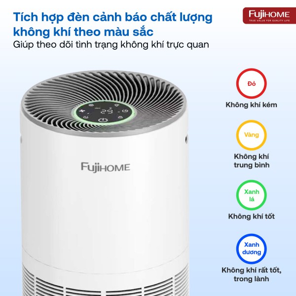 Máy lọc không khí thông minh Fujihome AP5Grand có kết nối điều khiển quả Wifi_thumbnail_6