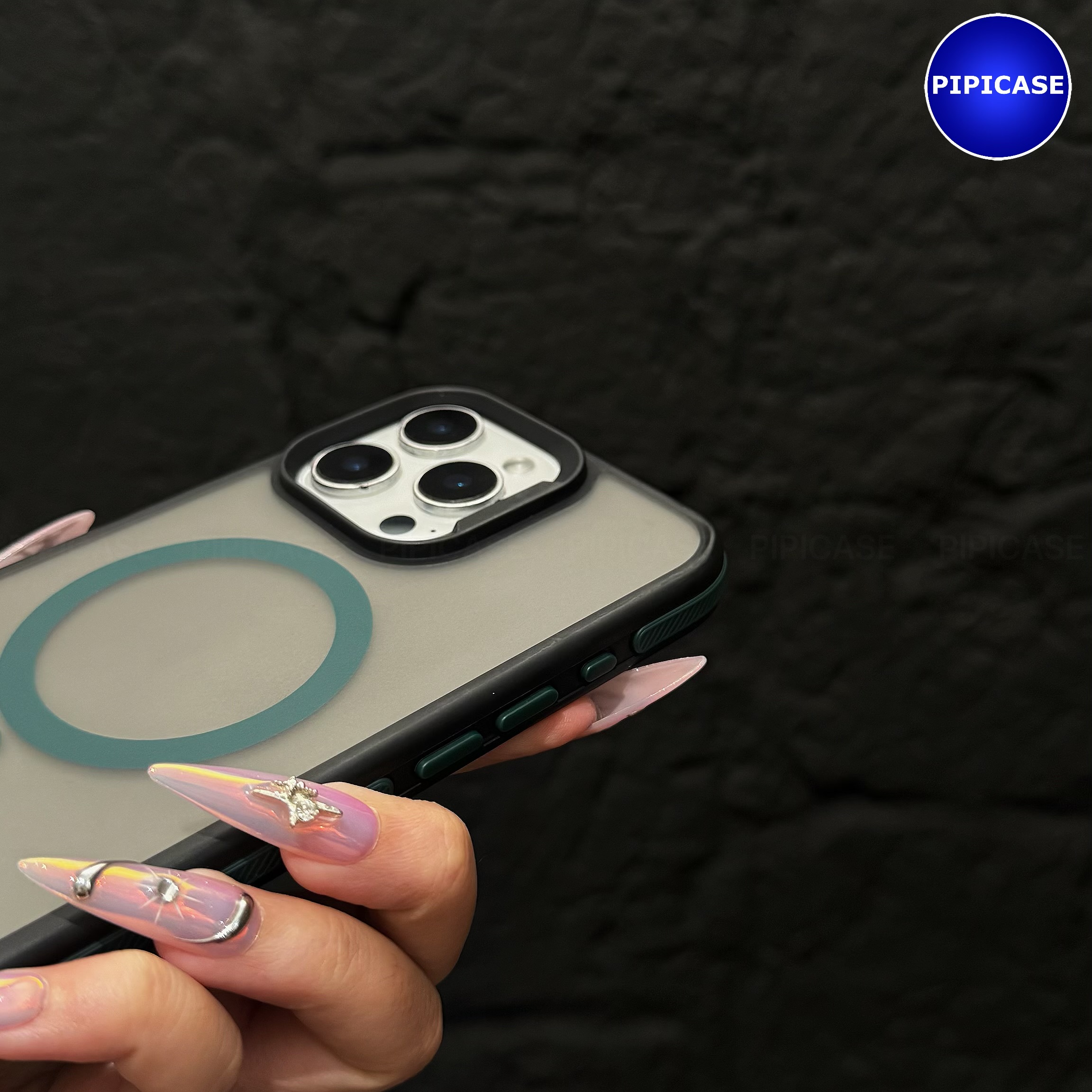 Ốp Lưng iPhone 15 Pro Max - Map - Xanh Rêu_thumbnail_13