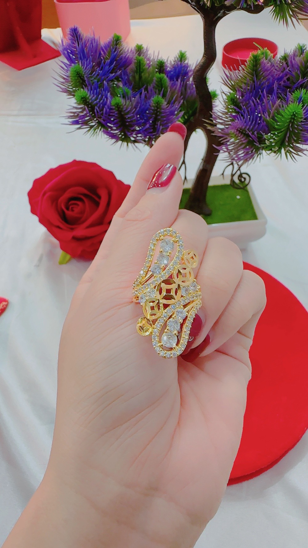 Nhẫn kim tiền cánh bướm đính đá,_thumbnail_3
