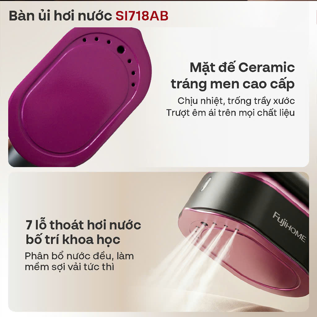 Bàn Ủi Hơi Nước Cầm Tay Fujihome SI718AB_thumbnail_1