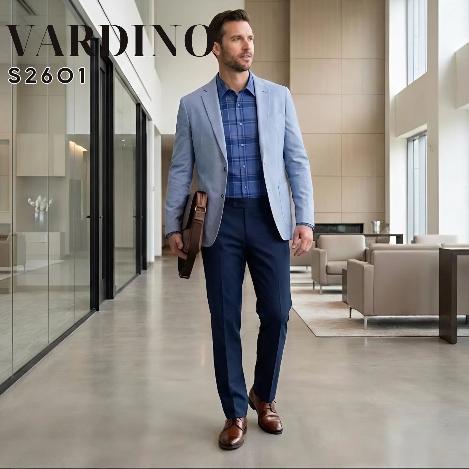 Sơ mi kẻ dài tay Vardino S2601_thumbnail_5