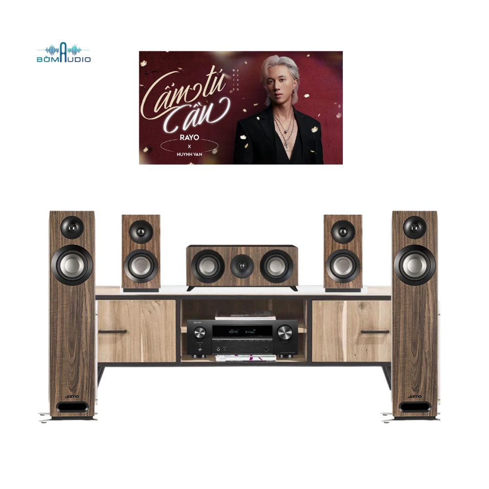Combo Amply DENON AVR-X580BT + Dàn Loa JAMO S805 – JD1