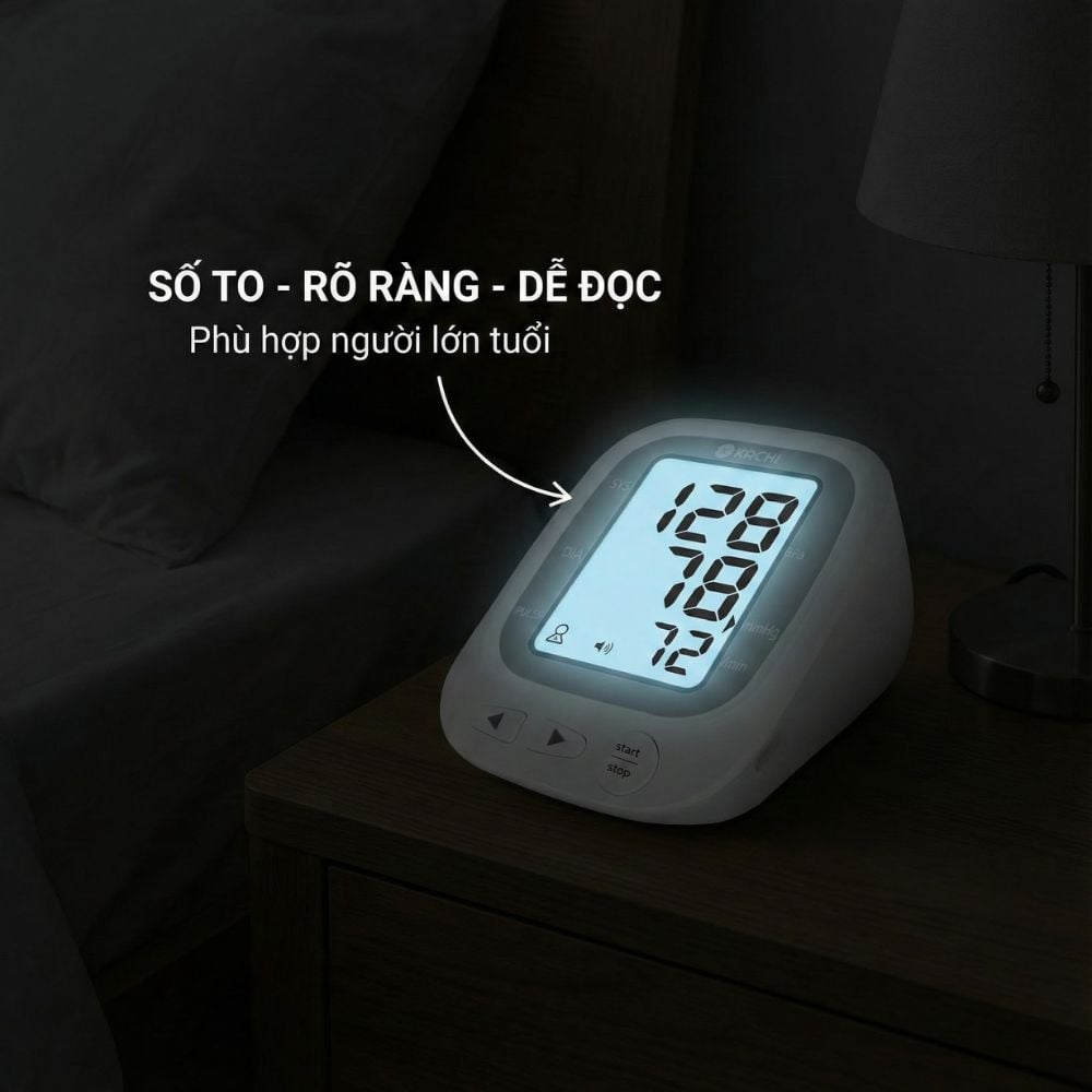 Máy đo huyết áp bắp tay Kachi JN-163B MK | Trợ lý AI đọc kết quả tiếng Việt | Hỗ trợ người cao tuổi mắt kém_thumbnail_6