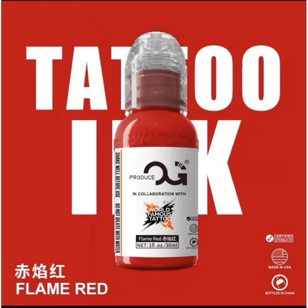 OG x World Famous Ink - Flame Red