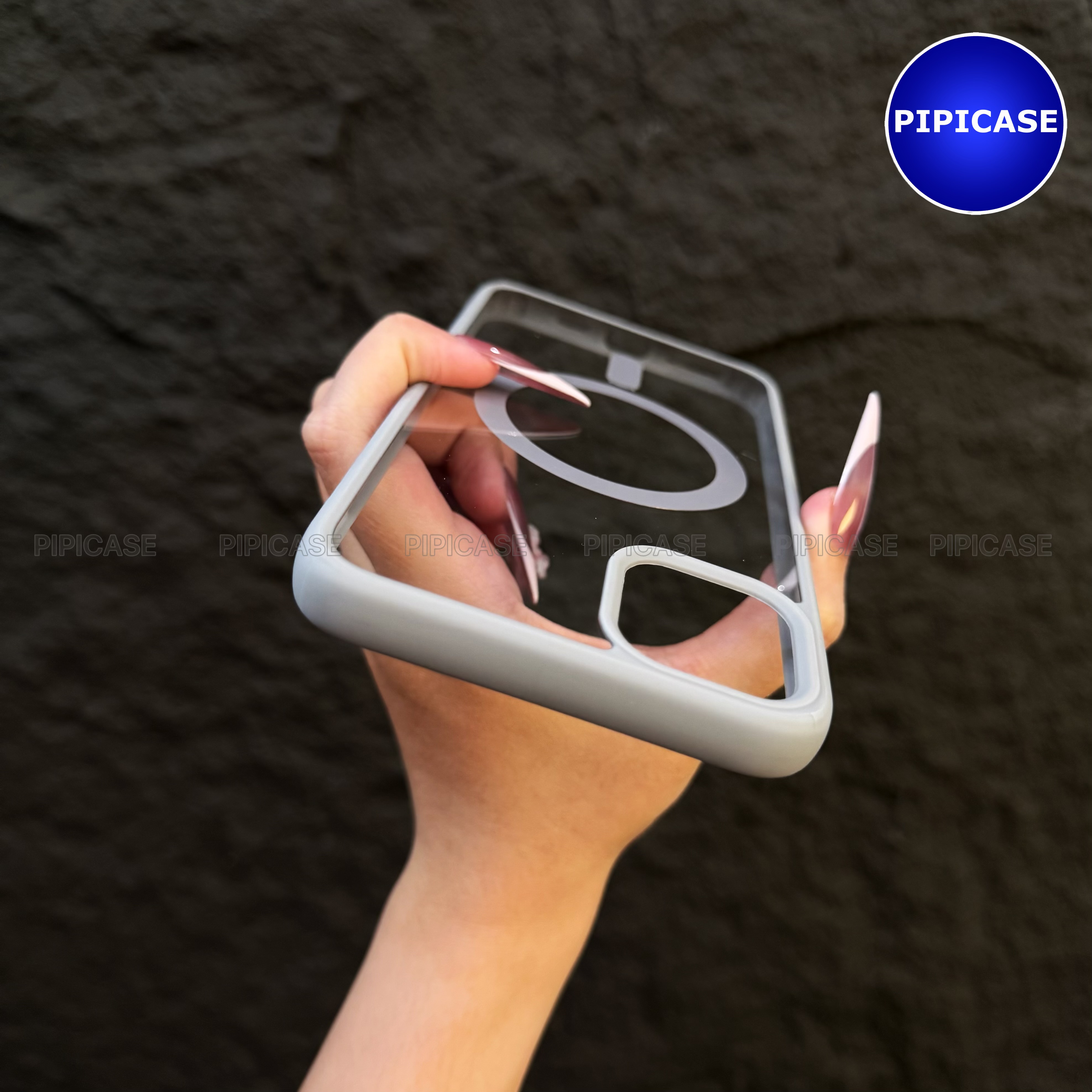 Ốp Lưng iPhone 11 Pro Max - Chic - Xám_thumbnail_4