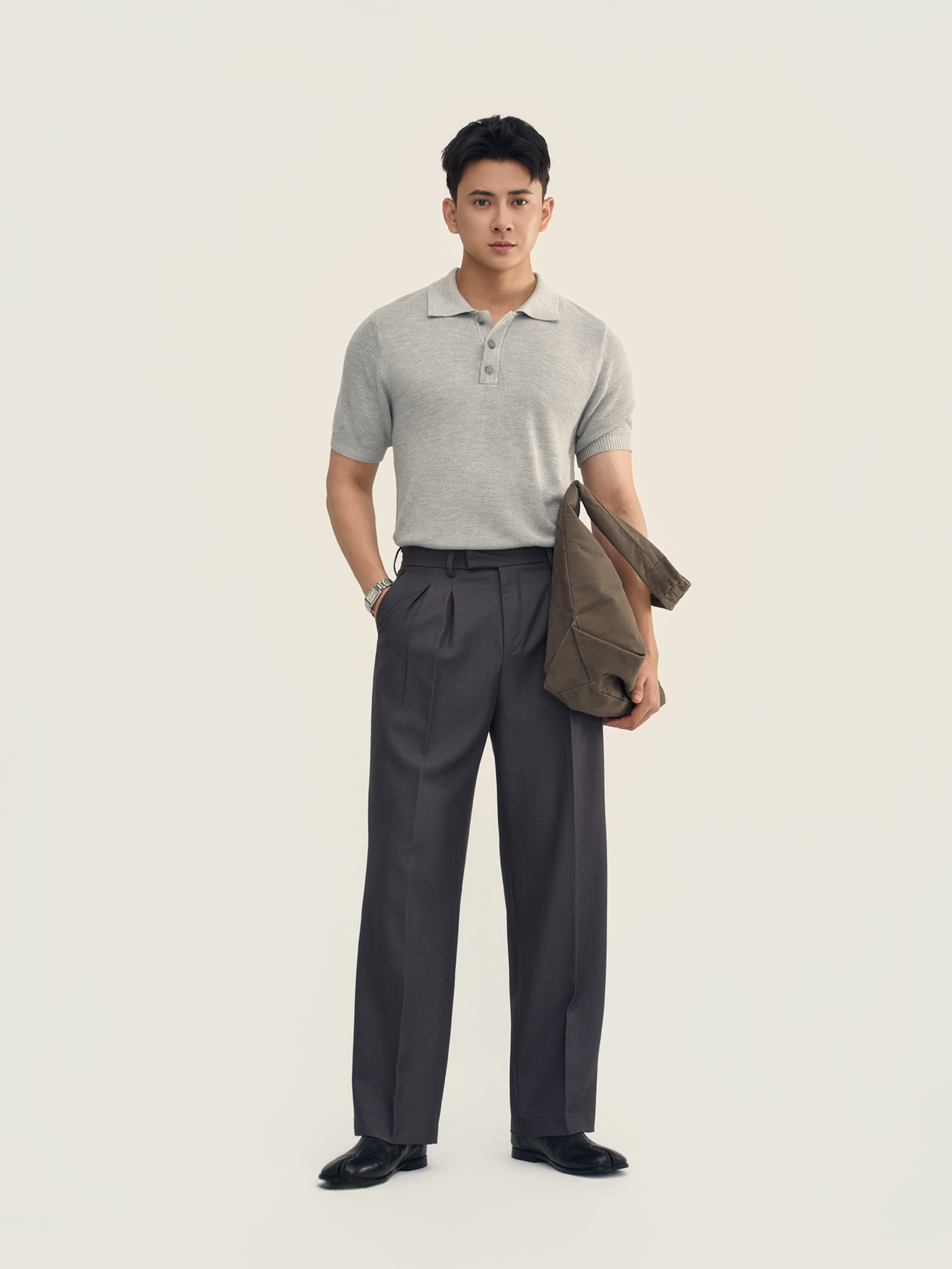 Áo Polo Dệt Kim Hary Sợi Viscose Form Regular_thumbnail_3