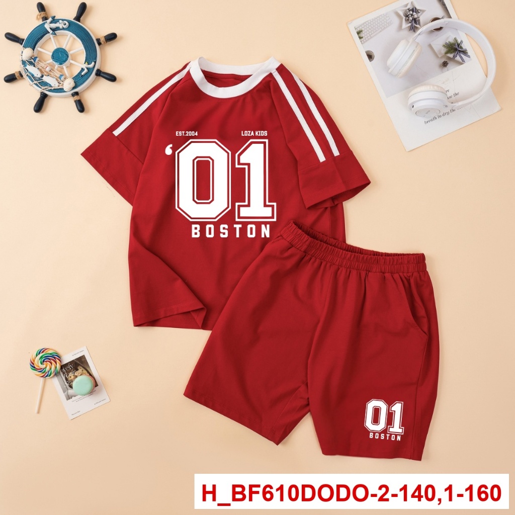 [XẢ KHO] Set bộ thun phối bé trai, bé gái lẻ size size từ 15-40kg - Loza Kids XABF01_thumbnail_8