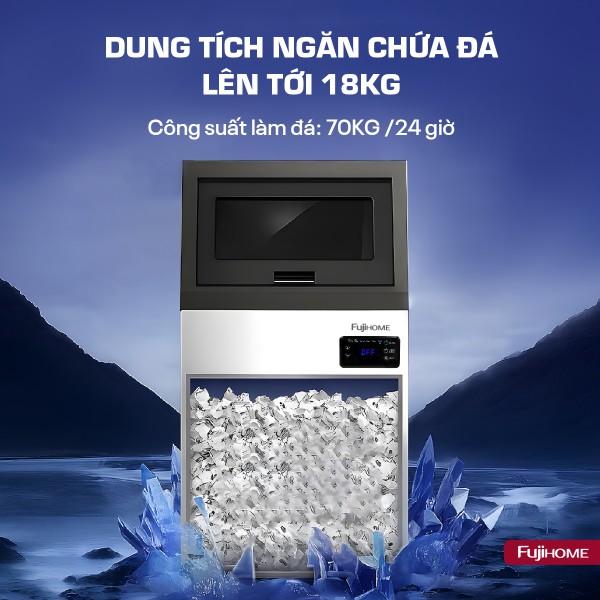Máy làm đá thương mại kèm lọc nước UF IM70C_thumbnail_2